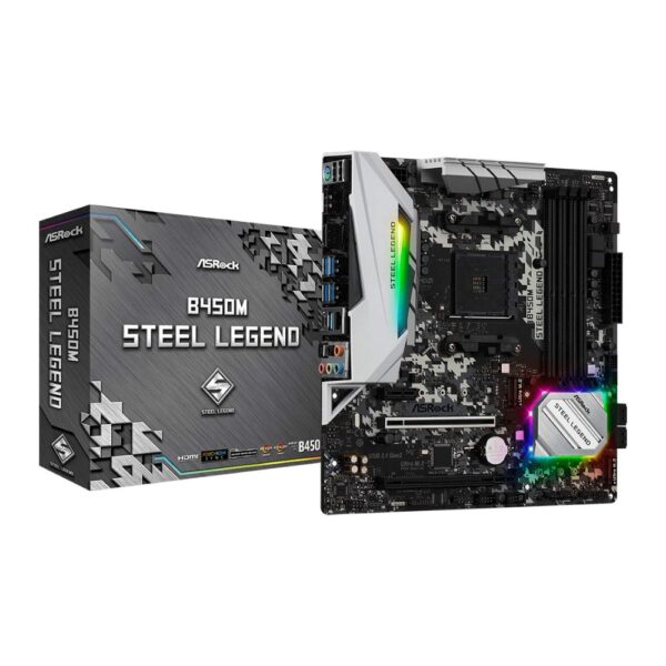 MOTHER ASROCK (AM4) B450M STEEL LEGEND