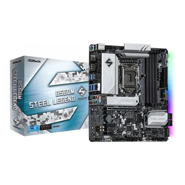 MOTHER ASROCK (LGA1200) B560M STEEL LEGEND