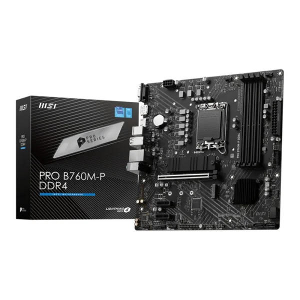 Mother MSI PRO B760M-P DDR4 1700 (12va/13va Gen) (0991)